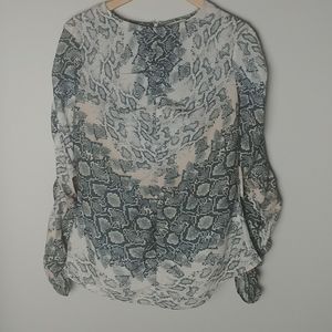 Girl Soul Snake Print Top